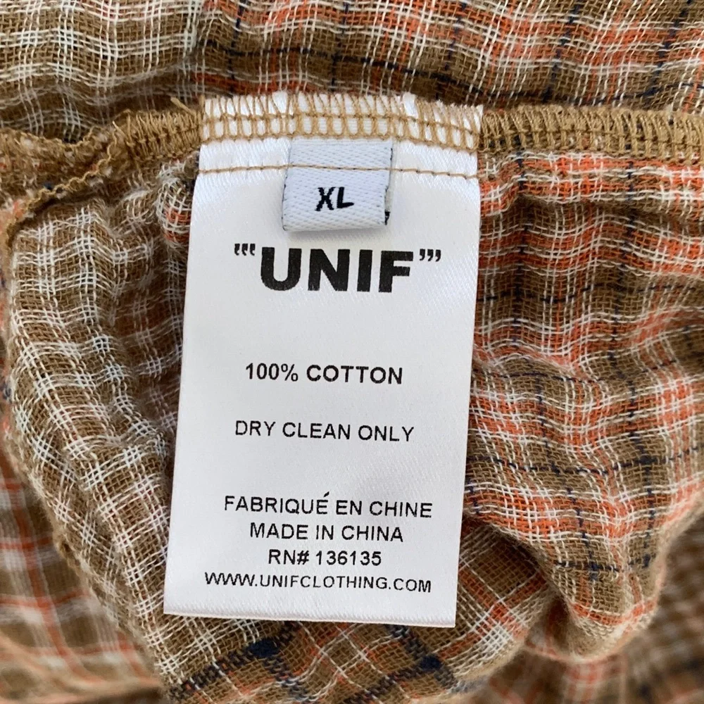 UNIF | Patchwork Knit Pocket Dress | Sz XL – Earthy Tones, Rare & Cozy! Like New - Picture 6 of 9